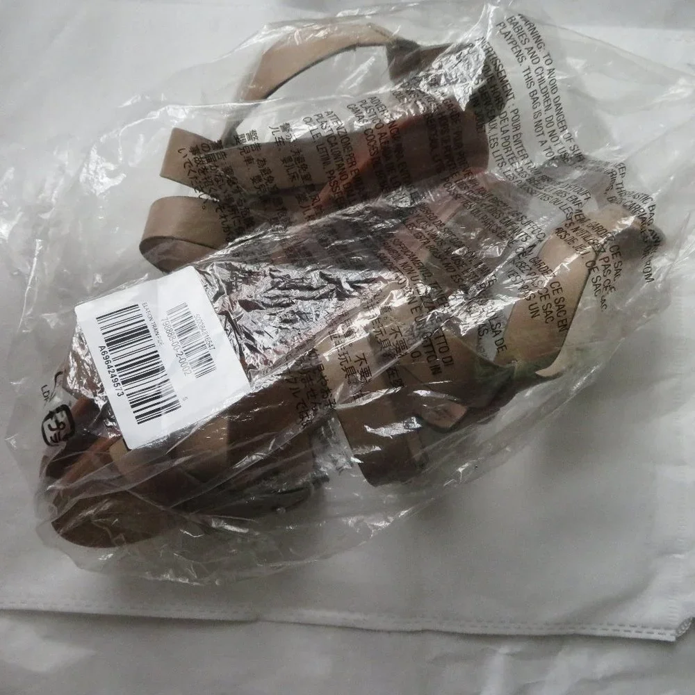 French Connection Harmoney Leather Strappy Gladiator Sandals 38